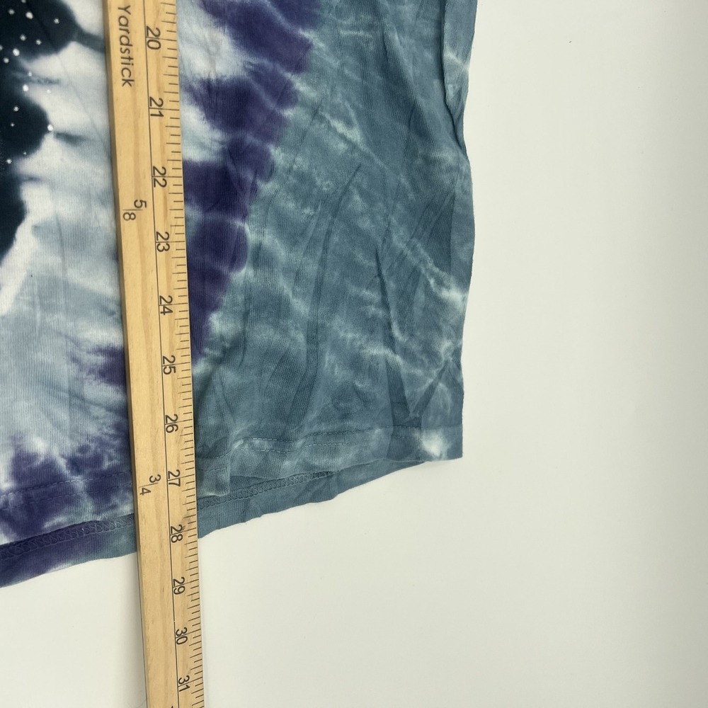 Y2K Liquid Blue Pink Floyd Tie Dye T Shirt Mens M Tour Concert Rock Band SS EUC - Picture 8 of 8